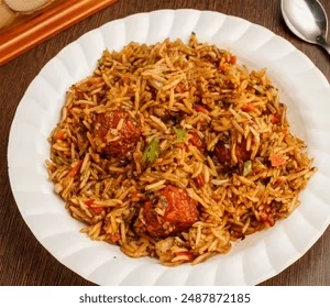 Veg. Manchurian Schezwan Fried Rice