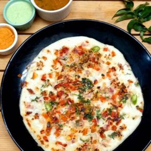 Tomato & Onion Uttapam